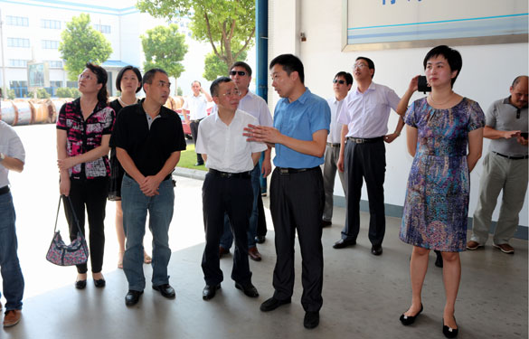 衢州市委常委、衢州綠色產(chǎn)業(yè)集聚區(qū)黨工委書記傅根友一行來上上考察