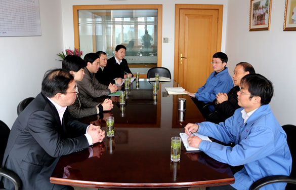 溧陽市副市長(zhǎng)劉敏一行來上上集團(tuán)調(diào)研